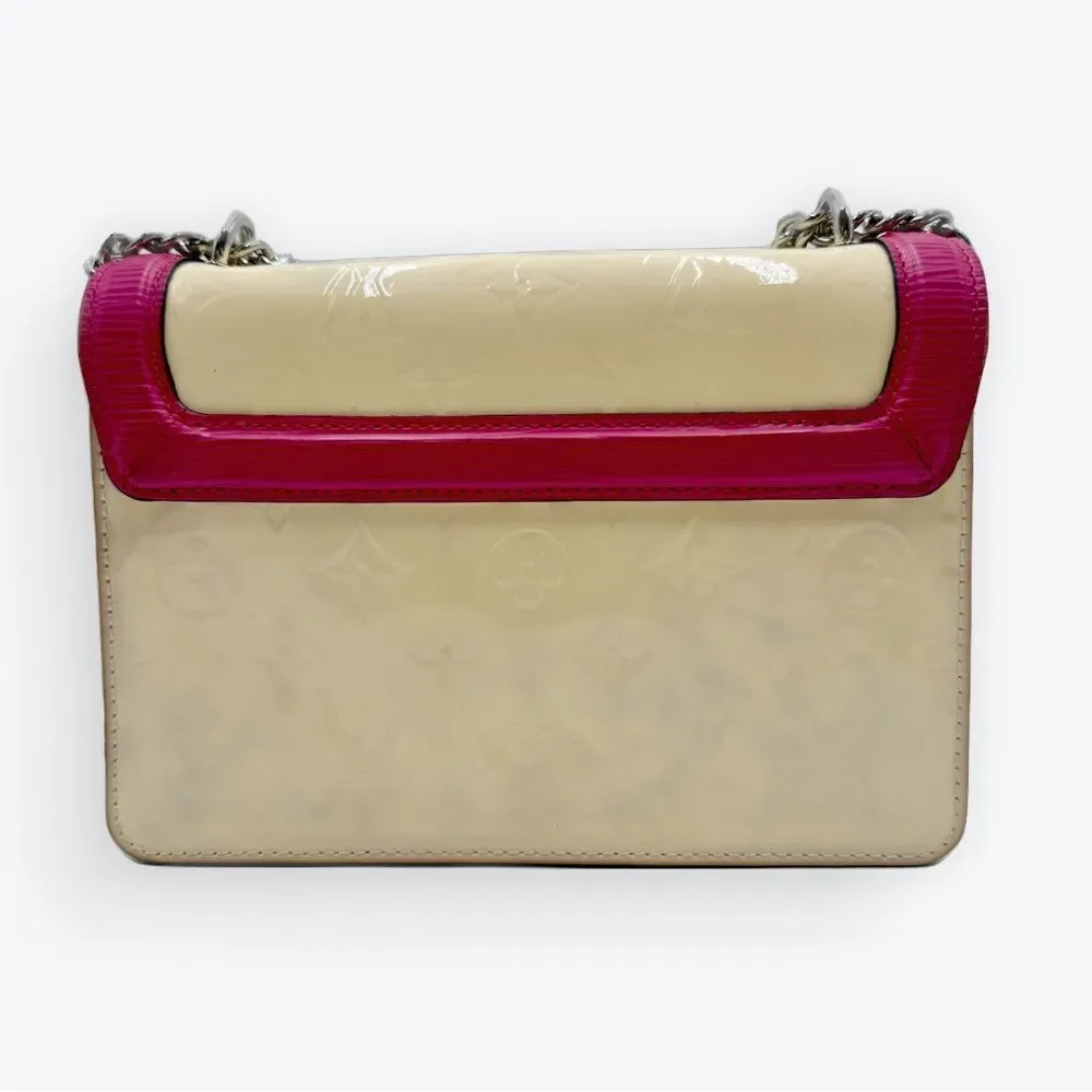 Auth Louis Vuitton LV Wynwood Monogram Vernis Epi Leather Crossbody Bag 2way